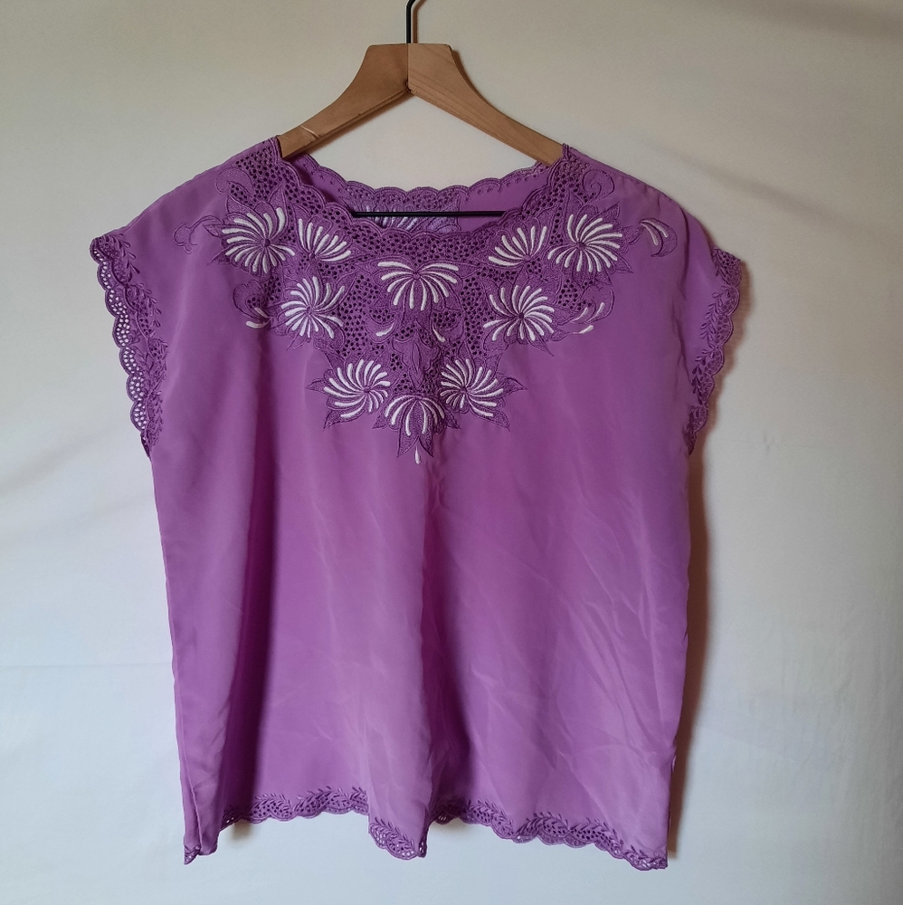 Vintage embroidered blouse - Picture 7 of 7